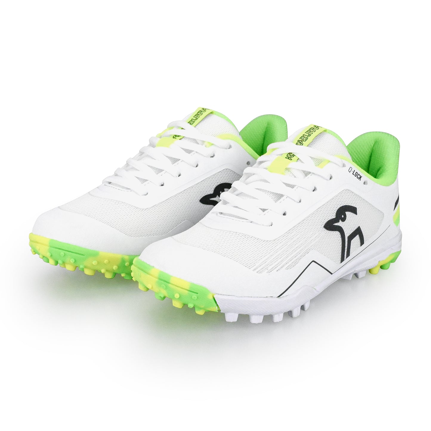 Kookaburra KC 5.O RUBBER SOLED CRICKET SHOE YELLOW & GREEN