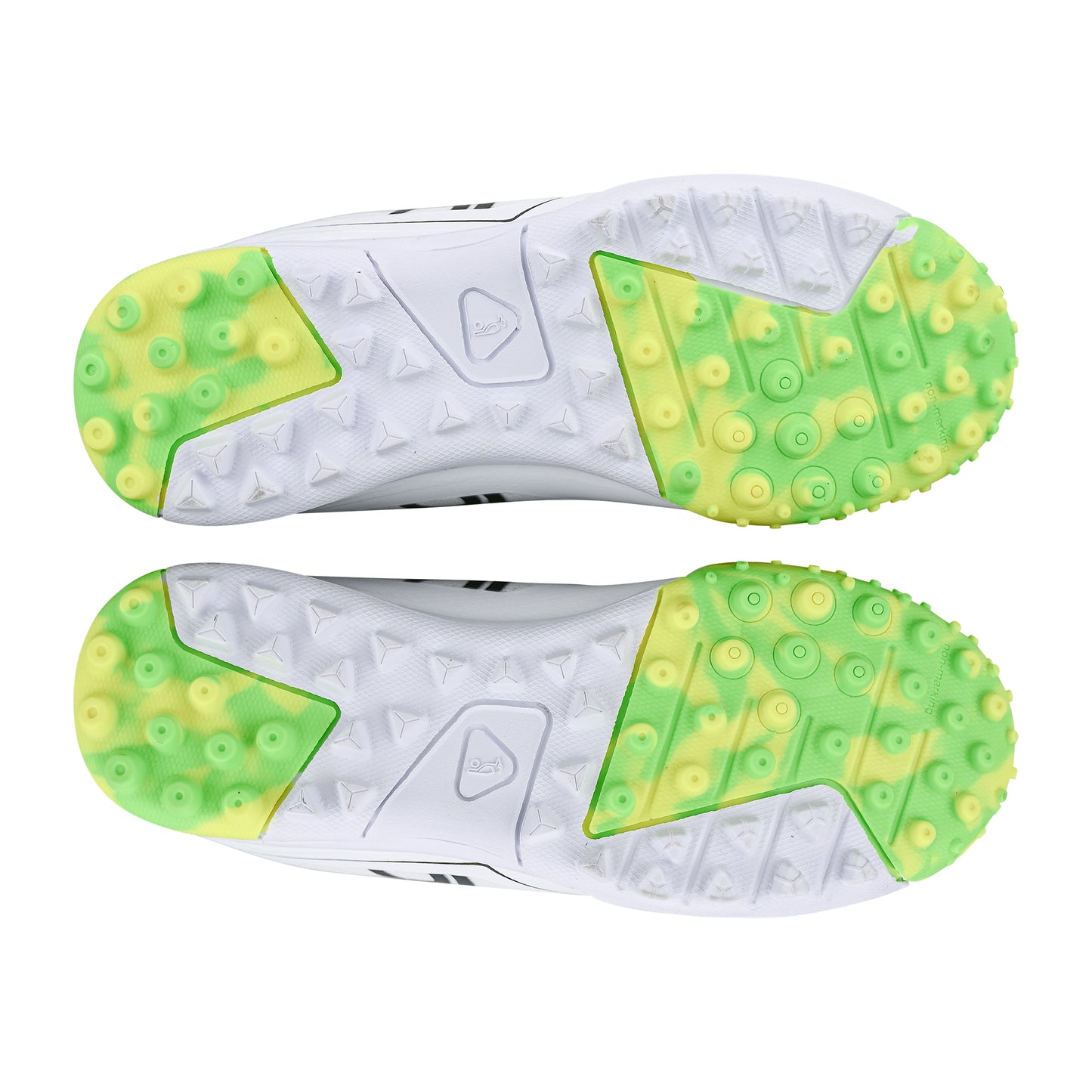 Kookaburra KC 5.O RUBBER SOLED CRICKET SHOE YELLOW & GREEN