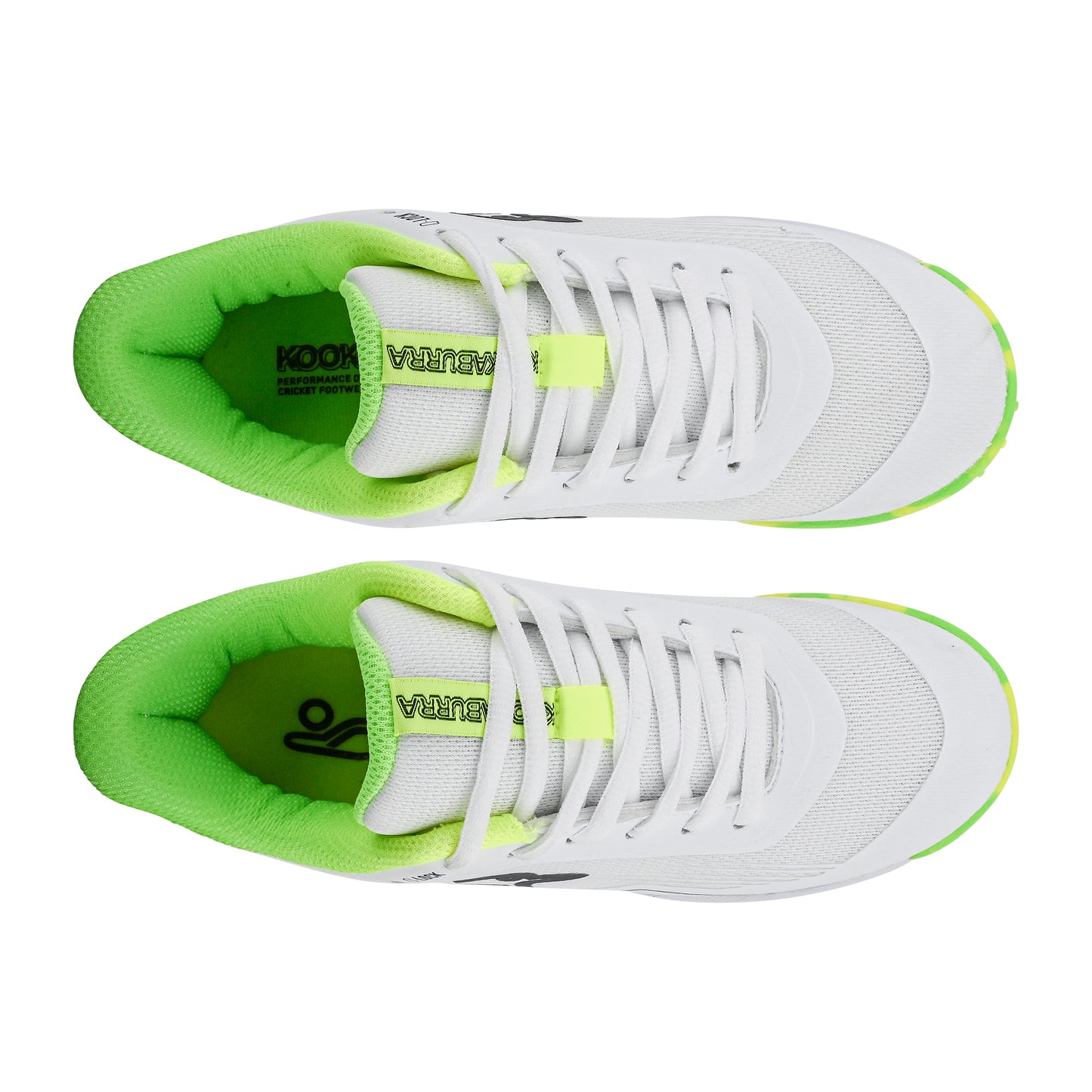 Kookaburra KC 5.O RUBBER SOLED CRICKET SHOE YELLOW & GREEN