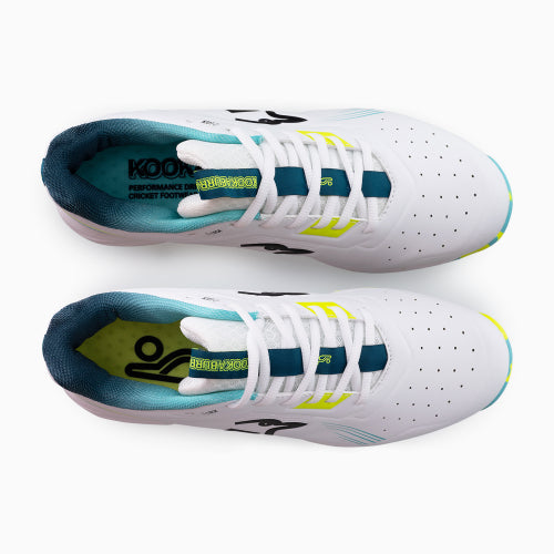 Kookaburra KC 3.0 SPIKE CRICKET SHOE AQUA & YELLOW Snr 2026