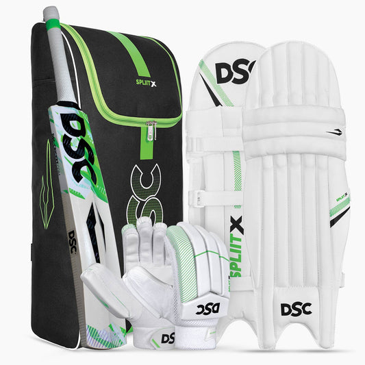 DSC Spliit X Junior Kashmir Willow Cricket Kit